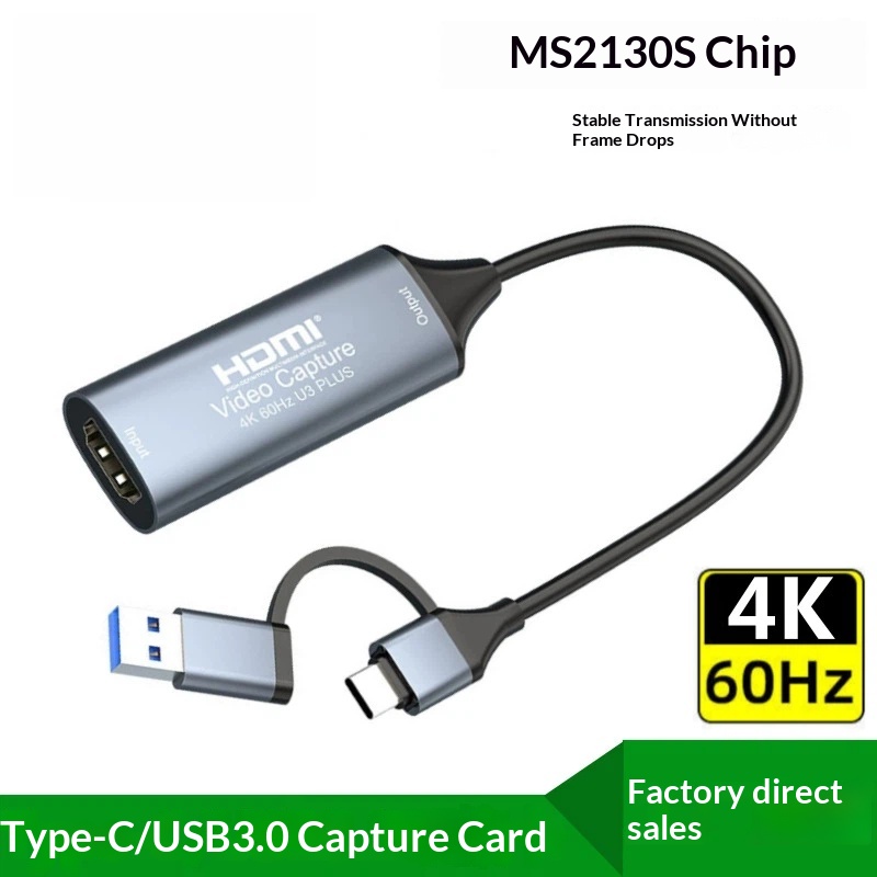 Capture Card 4K Hdmi - Placa de Captura de Vídeo USB3.0