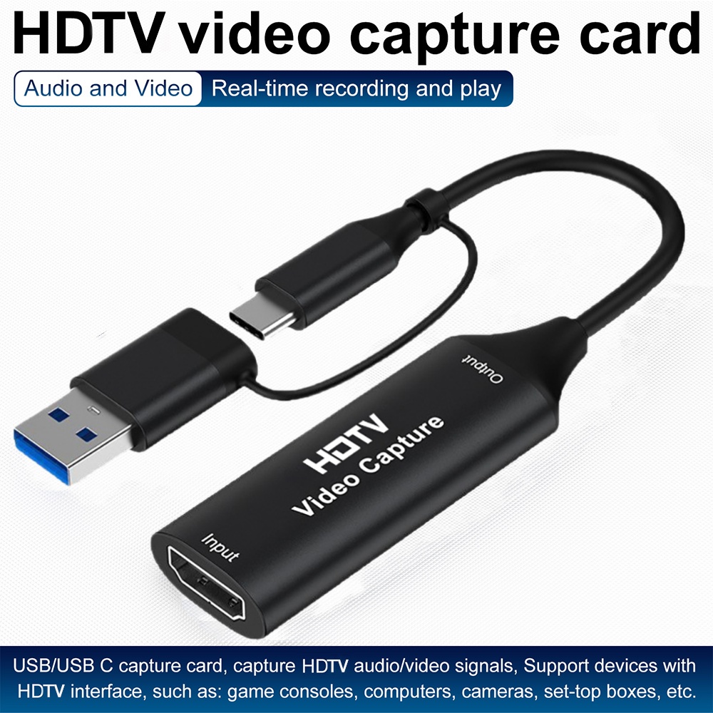 Capture Card 4K Hdmi - Placa de Captura de Vídeo USB