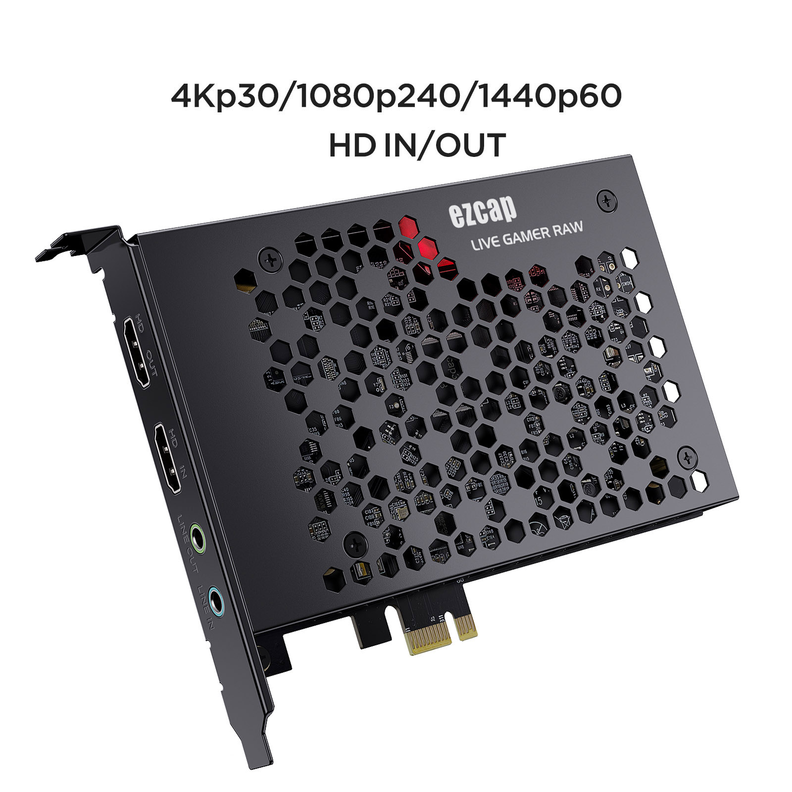 Capture Card 4K Hdmi - ezcap324B Live Gamer Raw PCIE 4K