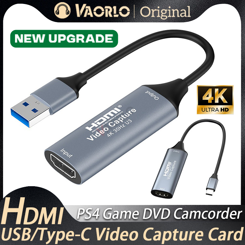 Capture Card 4K Hdmi - Placa de Captura de Vídeo 4K