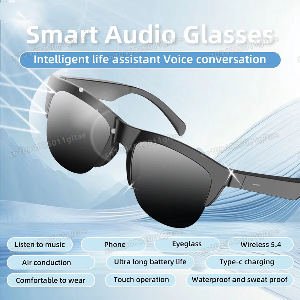 Gaming Glasses Blue - Novos Óculos Inteligentes com Câmera 2026,