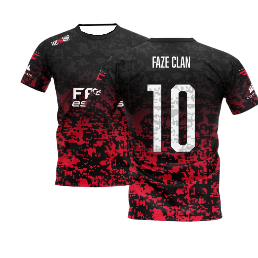 Nova Camisa FaZe Esports 2026  - Esports Gaming Teams avaliação e preço