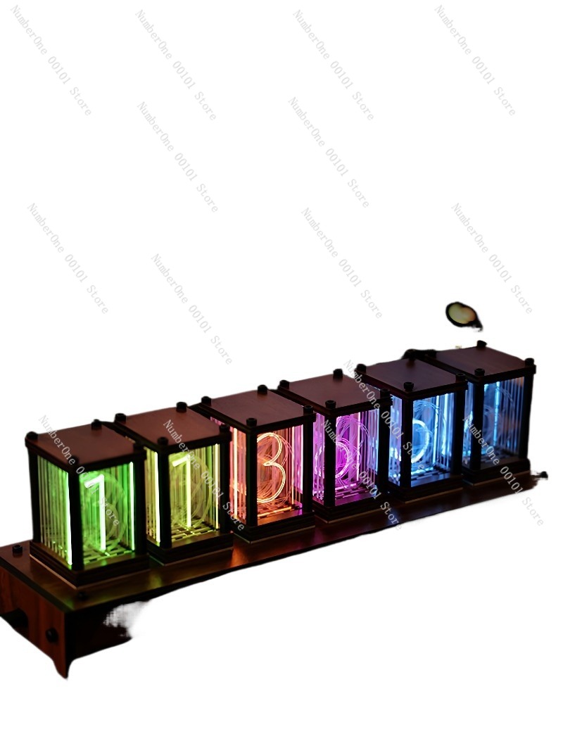 Relógio de tubo brilhante rgb, - Esports Gaming Youtube avaliação e preço