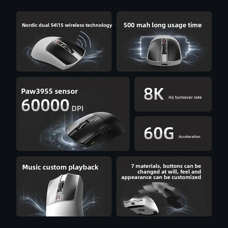 Mouse Gamer Sem Fio IPI Fog HA - Esports Pc Gaming avaliação e preço