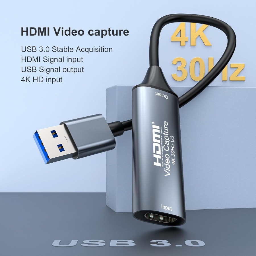 Placa de Captura de Vídeo 4K U - Capture Card 4K Hdmi avaliação e preço