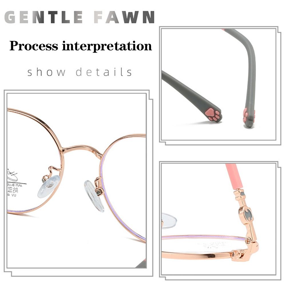 Óculos redondos com luz anti-a - Gaming Glasses Blue avaliação e preço