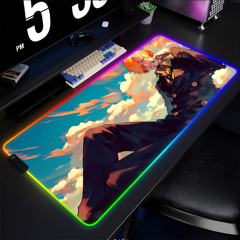 Mousepad RGB Anime One Piece S - Esports Pc Gaming avaliação e preço